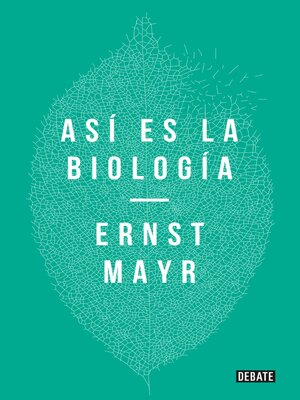 cover image of Así es la biología